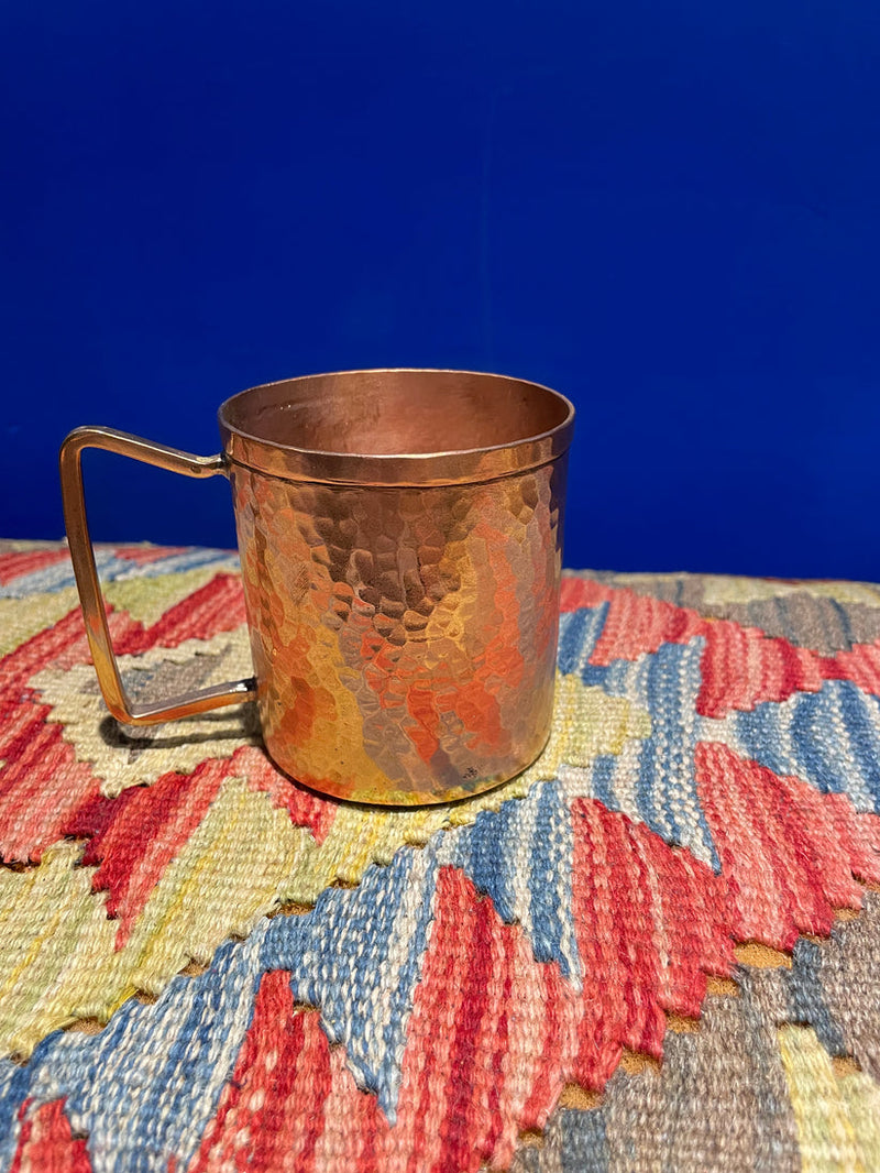 Laluna Copper Hammered Small Mug - Shams Shopping Centre Laluna  