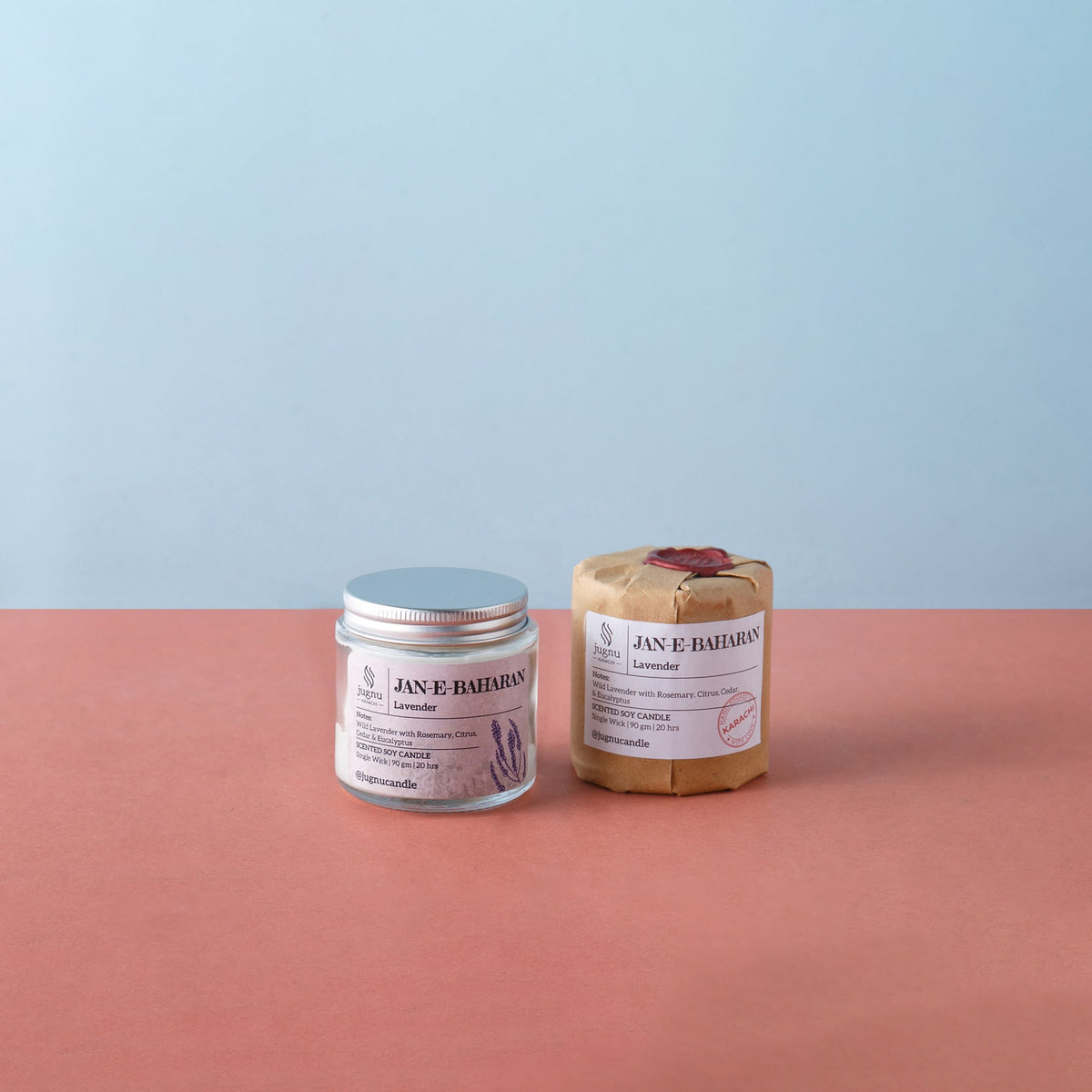 Jugnu Jan-E-Baharan Lavender Candle 90g