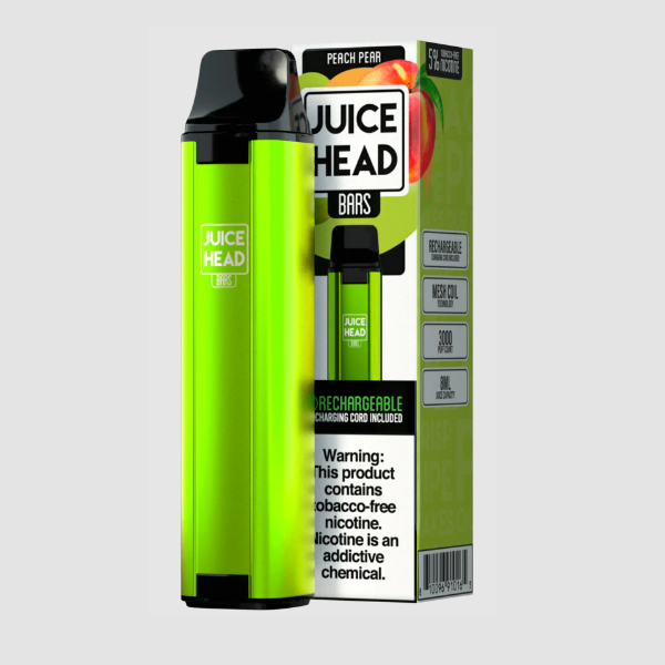 Juice Head Freeze Peach Pear 3000 Puff - Shams Shopping Centre Juice Head  