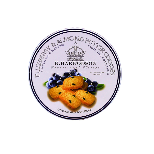 K.Harrodson Blueberry & Almond Butter Cookies 400g