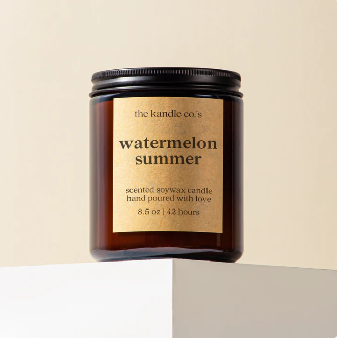 The Kandle Co. Watermelon Summer Candle 8.5Oz