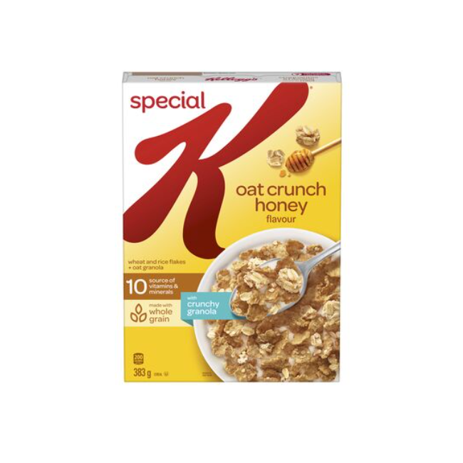 Kelloggs Special K Oat Crunch Honey Flavour 383g