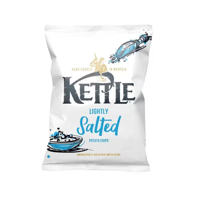 Kettle Lightly Salted Potato Chips 80g