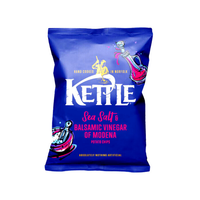 Kettle Sea Salt & Palsamic Vinegar Potato Chips 80g