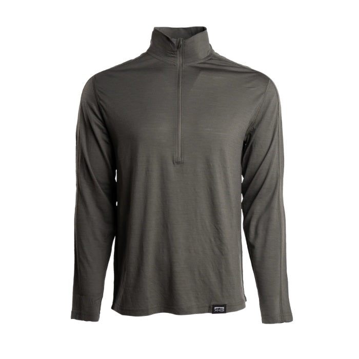 Kings XKG Foundation 150 Merino 1/4 Zip Tee XKG4117 Olive