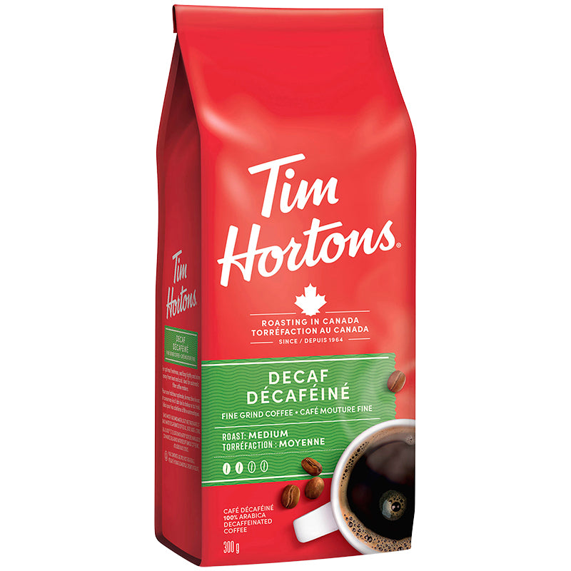 Tim Hortons Decaf Gound Coffee 300g - Shams Shopping Centre Tim Hortons  