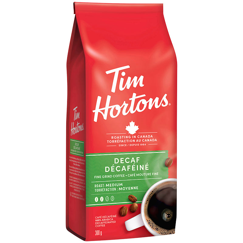 Tim Hortons Decaf Gound Coffee 300g