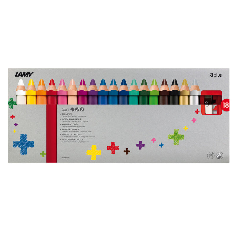 Lamy 3Plus Color Pencils Cardboard Box 18pcs