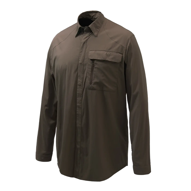 Beretta Storm Shirt-XL-LUO14T1937080XXL-Chocolate Brown