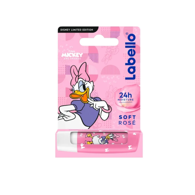 Labello Disney Mickey And Friends Velvet Rose Lip Care Balm 4.8gm