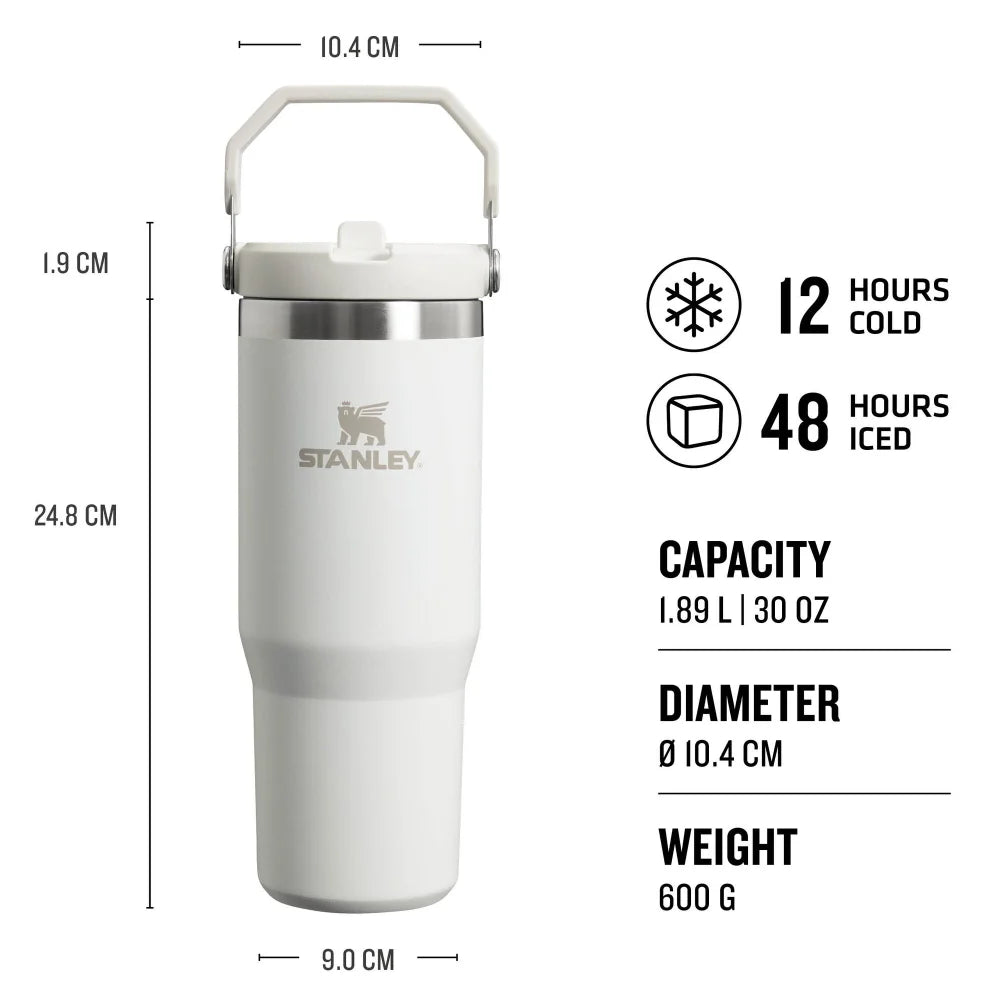 Stanley Classic Iceflow Flip Straw Tumbler 10-09993-407 Frost