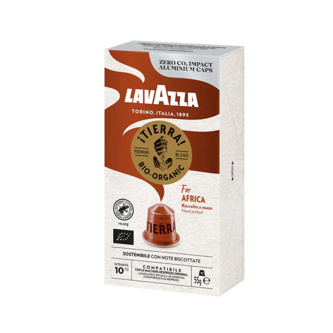 Lavazza iTierra Bio-Organic Africa Coffe Capsules 55g