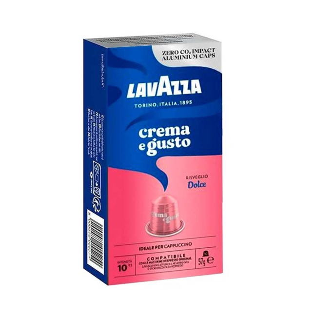Lavazza Crema Egusto Dolce Coffe Capsules 57g
