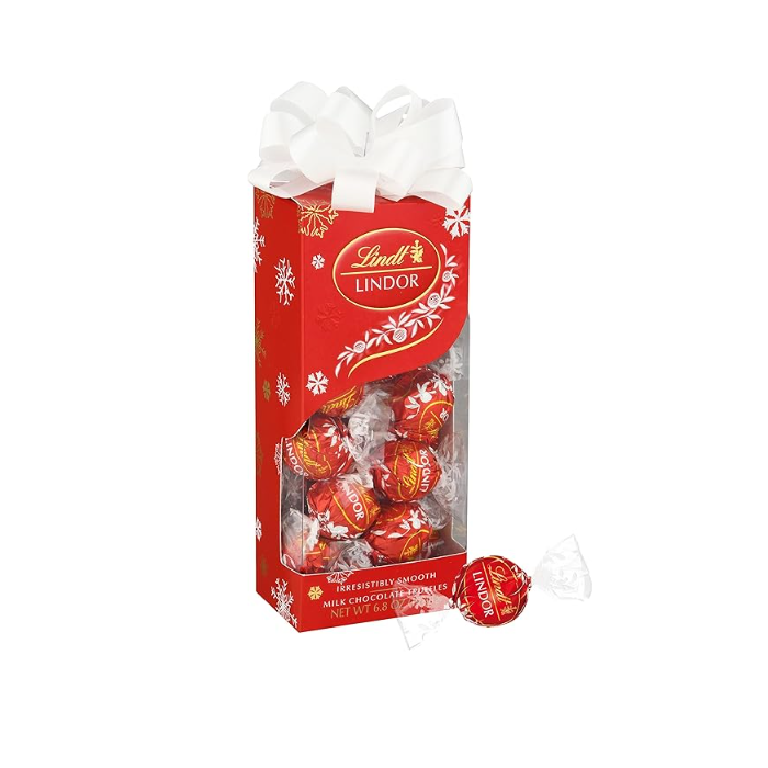 CHOC Lindor Milk Chocolate Truffles Gift Box 192g