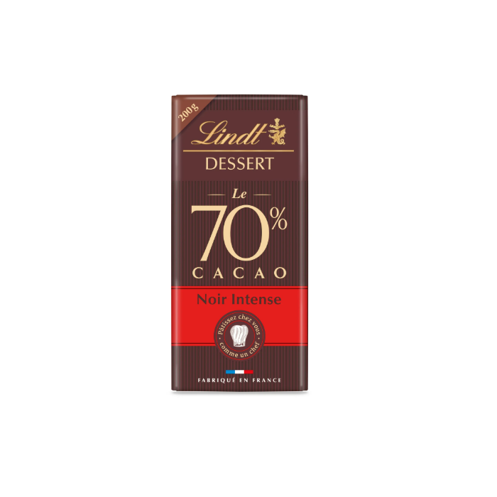 Lindt Desserts 70% Cacao Bar 200g