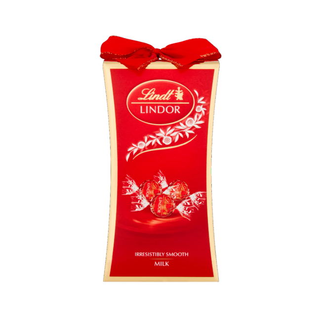 Lindt Lindor Milk Chocolate Bow Gift Box 75g