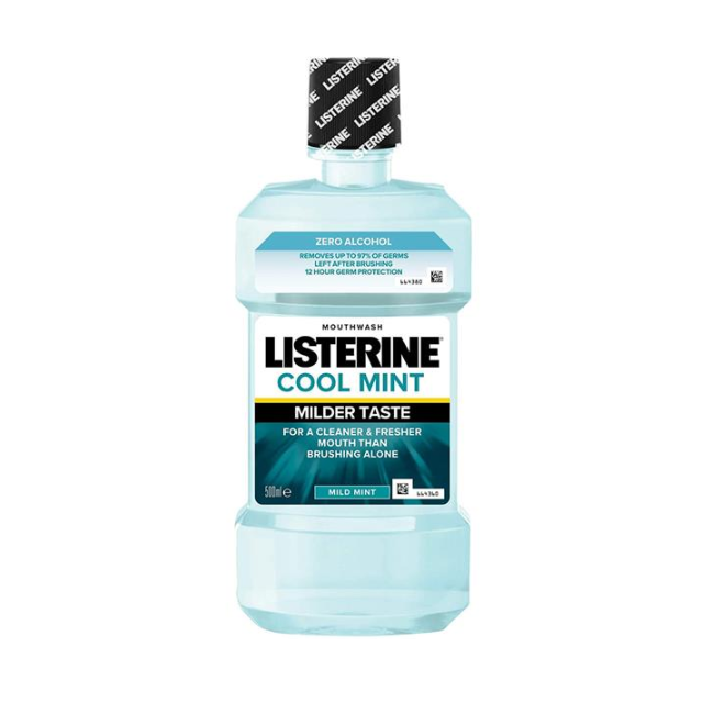 Listerine Cool Mint Milder Taste Mouthwash 500ml