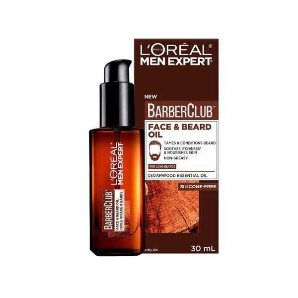 LOreal Men Expert Barber Club Long Beard & Skin Oil 30ml