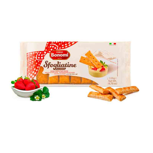 Forno Bonomi Sugar Topped Puff Pastry 135gm