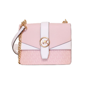 Michael Kors Greenwic SM Flap Crossbody Bag-Powder Blush