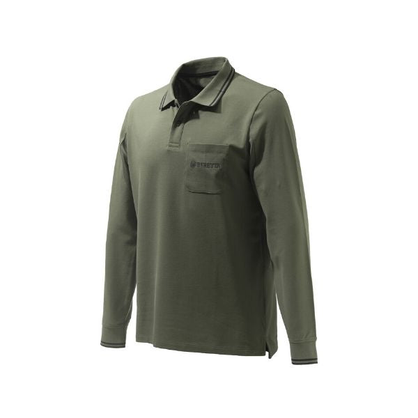 Beretta Airmesh Polo LS-MP451T13540715-GREEN - Shams Shopping Centre Beretta  