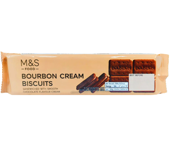 M&S Bourbon Cream Biscuit 150g - Shams Shopping Centre Marks & Spencer  