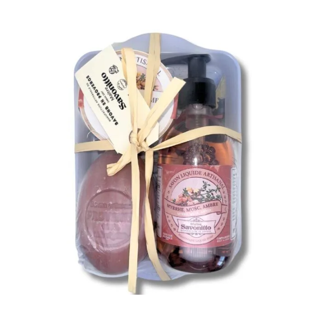 Maitre Savonitto Coffret Musc Myrrhe Ambre V2 GiftBox - 600g