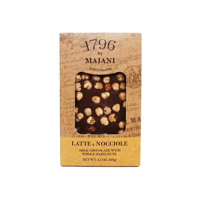 Majani Milk Chocolate With Whole Hazelnuts 115g