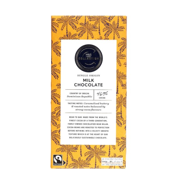 M&S 46% Cocoa Milk Chocolate 100g