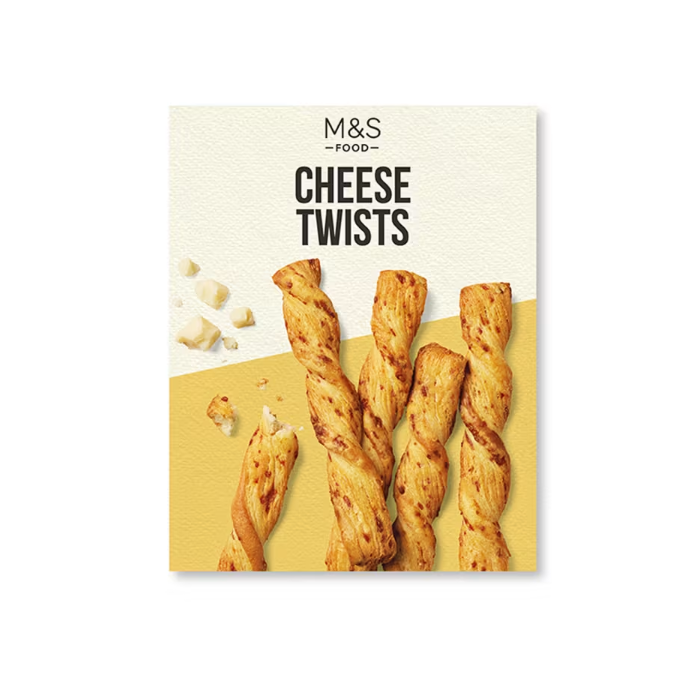 M&S Cheese Twists 2x125g