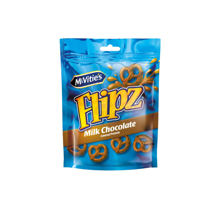 Mcvities Flipz Milk Chocolate Pretzels 90g