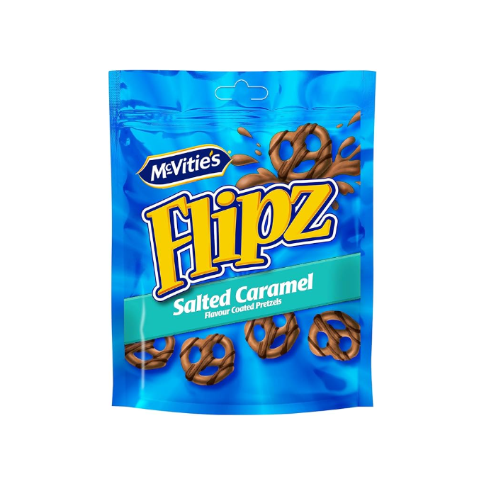 Mcvities Flipz Salted Caramel Pretzels 90g