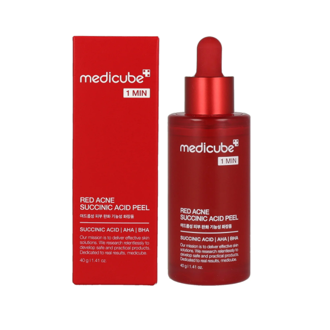 Medicube 1 Min Red Acne Succinic Acid Peel 40g