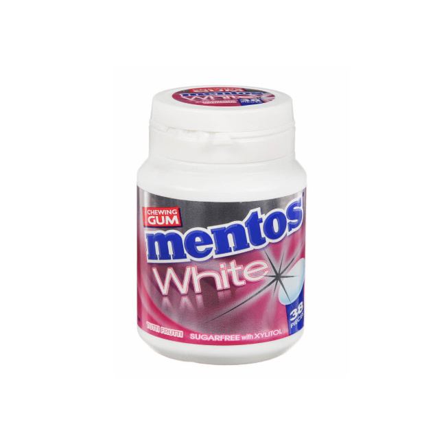 Mentos White Tutti Fruiti Gum 38pcs