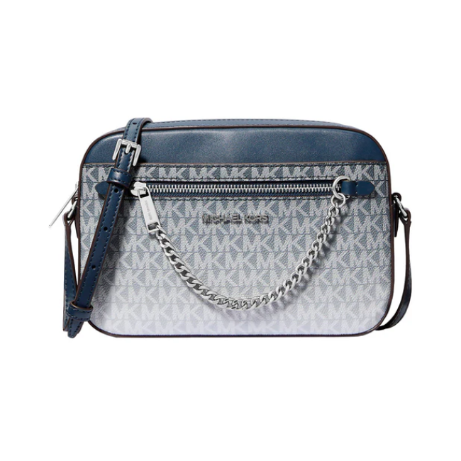 Michael Kors Large EW Crossbody Bag-Navy