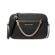 Michael Kors Leather Crossbody Bag Handbag-Black