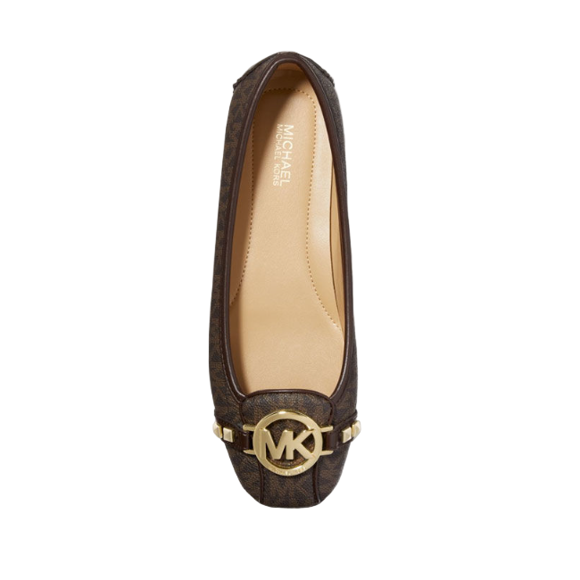 Michael Kors Fulton MOC Pyramind Stud Brown Shoe Size US-7