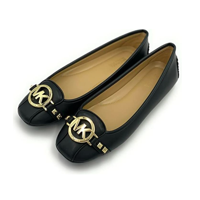 Michael Kors Fulton MOC Faux leather Black Shoe Size 7