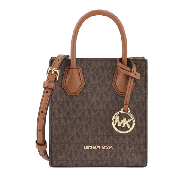 Michael Kors Mercer XS NS Shopper Crossbody-Brown