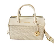 MICHAEL KORS Duffle Travel LT Cream Multi Bag MD 35S2GTFU2B