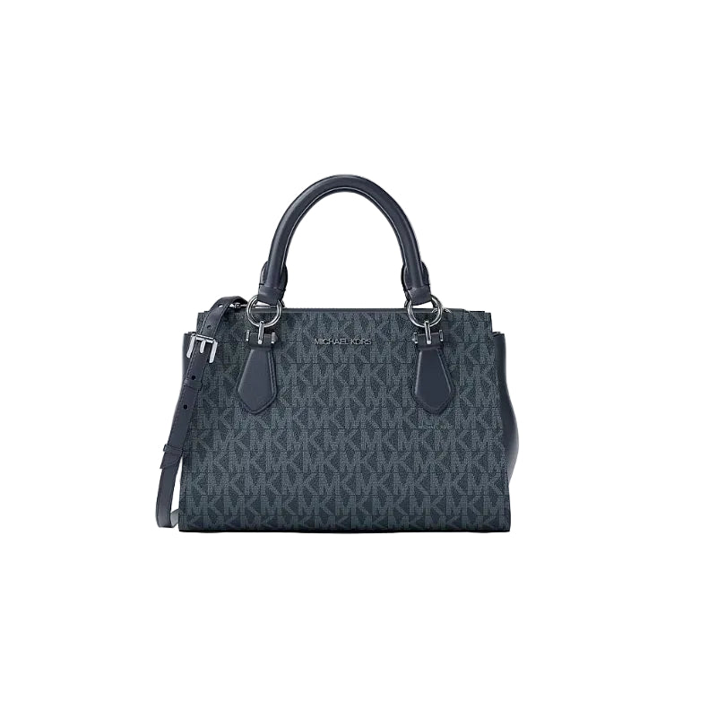 Michael Kors Marilyn Small Signature Logo Crossbody Bag-Admiral