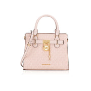 Michael Kors Hamilton Medium Satchel Bag Crossbody Purse Handbag-Pink