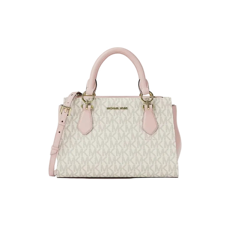 Michael Kors Marilyn Small Satchel Shoulder Crossbody Bag-Vanilla Pink