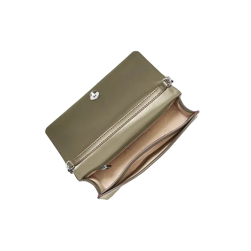 Michael Kors Jet Set Signature Logo Crossbody Bag-Olive