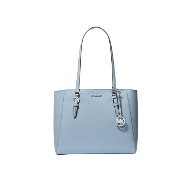 Michael Kors Charlotte Large Leather Signature Logo 3in1 Tote Bag
