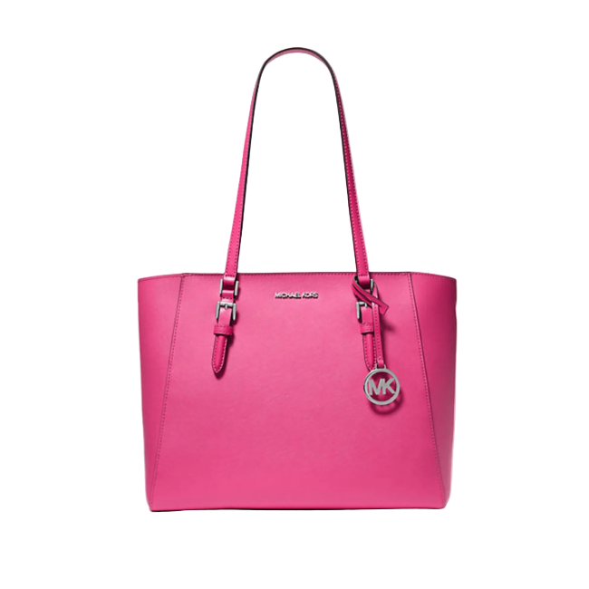 Michael Kors Large Leather 3in1 Tote Crossbody Handbag-Dragonfruit