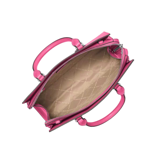 Michael Kors Sheila Vegan Leather Satchel Bag-Dragonfruit