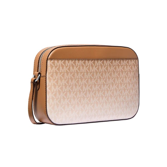 Michael Kors Jet Set Crossbody Bag with Zip Chain Strap-Husk