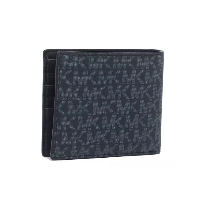 Michael Kors Cooper Men Billfold Coin Pocket-Admiral Blue