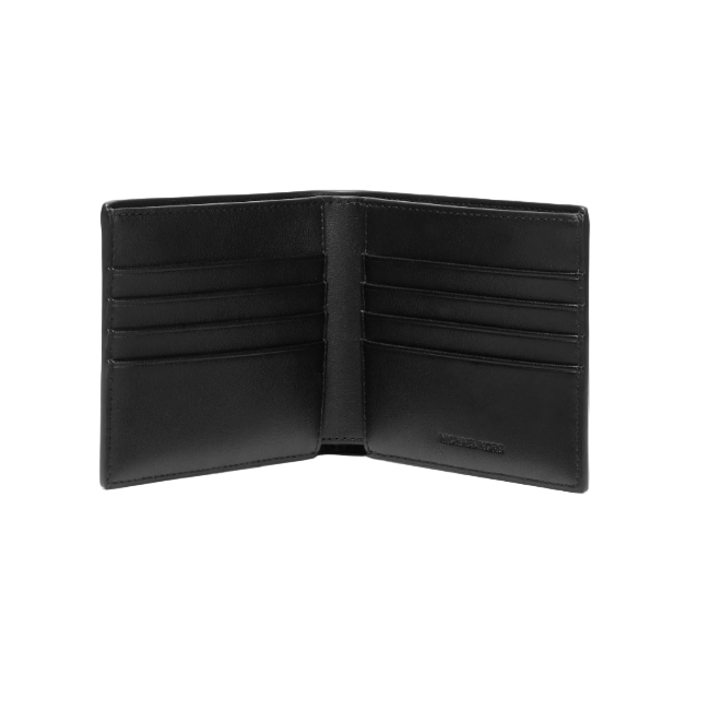 Michael Kors Signature Logo Billfold Wallet & Belt Set-Black